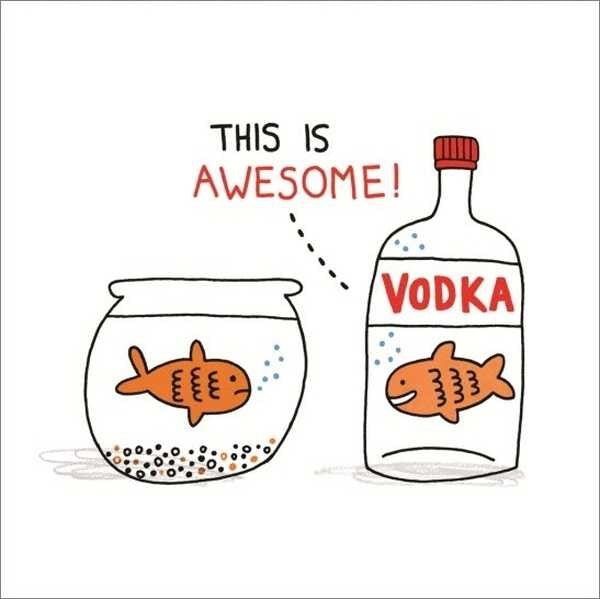 Cards- Ohh Deer Vodka Goldfish 
