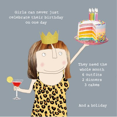 Rosie Made A Thing - Girls Birthday Card