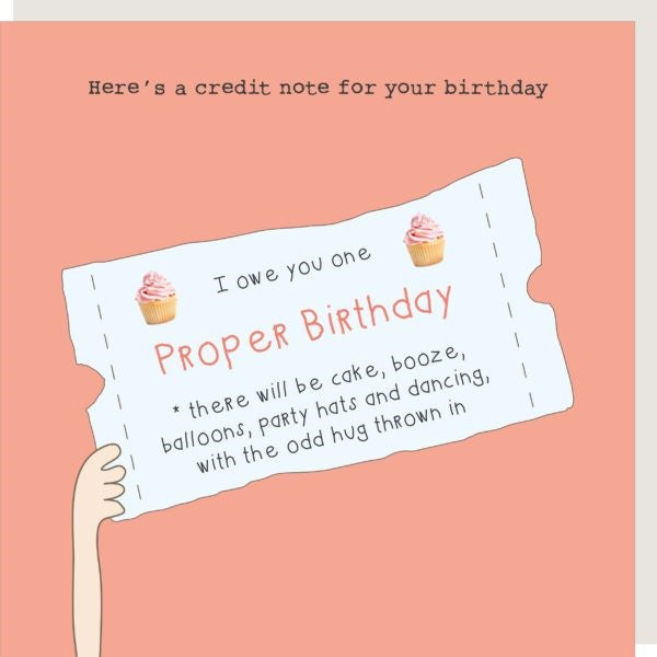Rosie Made A Thing - Birthday Credit Card