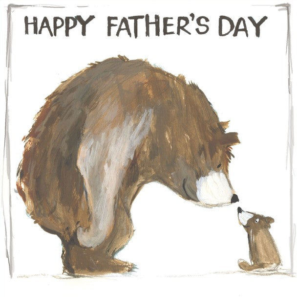 Fathers Day Card - Bear Kiss