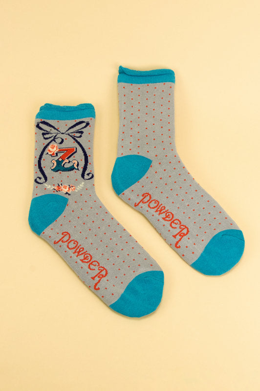 A-z Ankle Socks- Z 