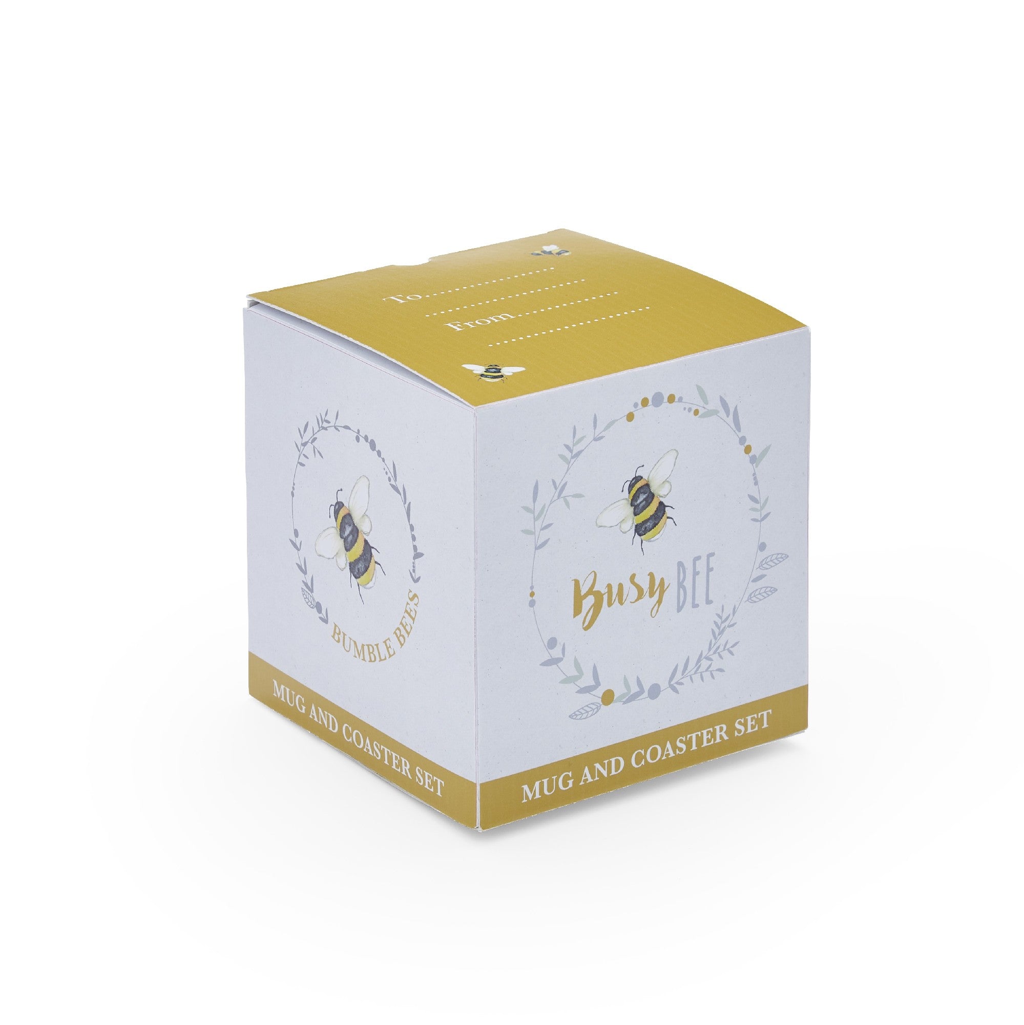 Bumble Bees Gift Mug & Coaster Set