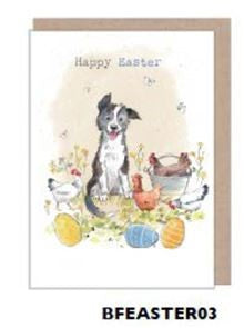 Easter Card - Happy Easter Dog