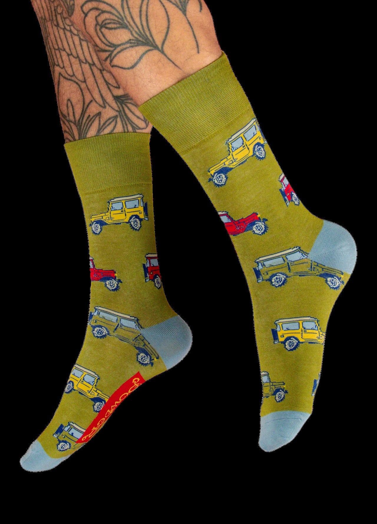 Men's Vintage Landrover Design Sock