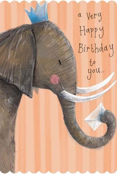 Cards - Elephant Birthday