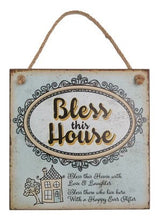 Load image into Gallery viewer, Home Vintage -bless This House Sign
