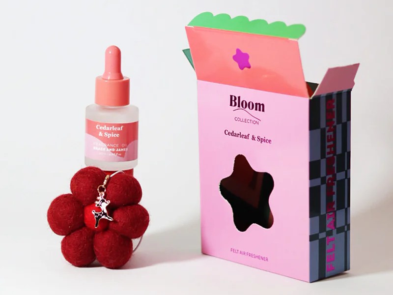 Bloom Car Diffuser Christmas Range - Cedarleaf & Spice 