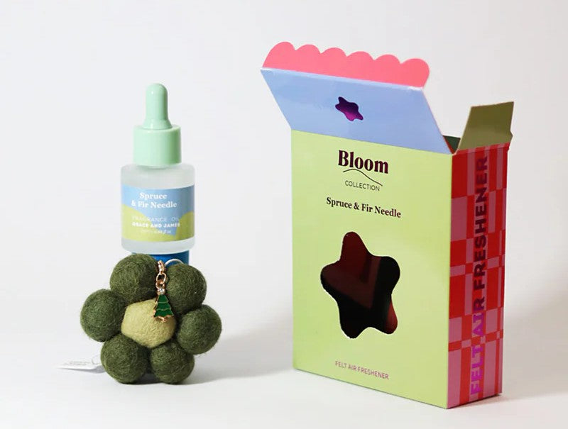 Bloom Car Diffuser Christmas Range - Spruce & Fir Needle 