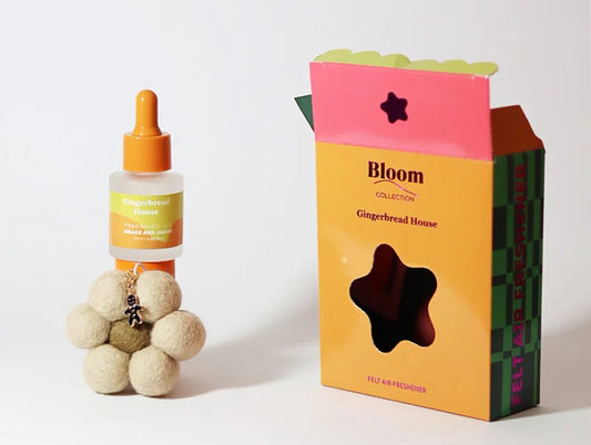 Bloom Car Diffuser Christmas Range - Gingerbread House 