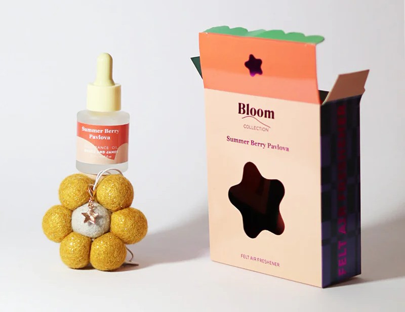 Bloom Car Diffuser Christmas Range - Summer Berry Pavlova 