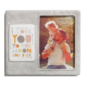 Moon And Back Photo Frame