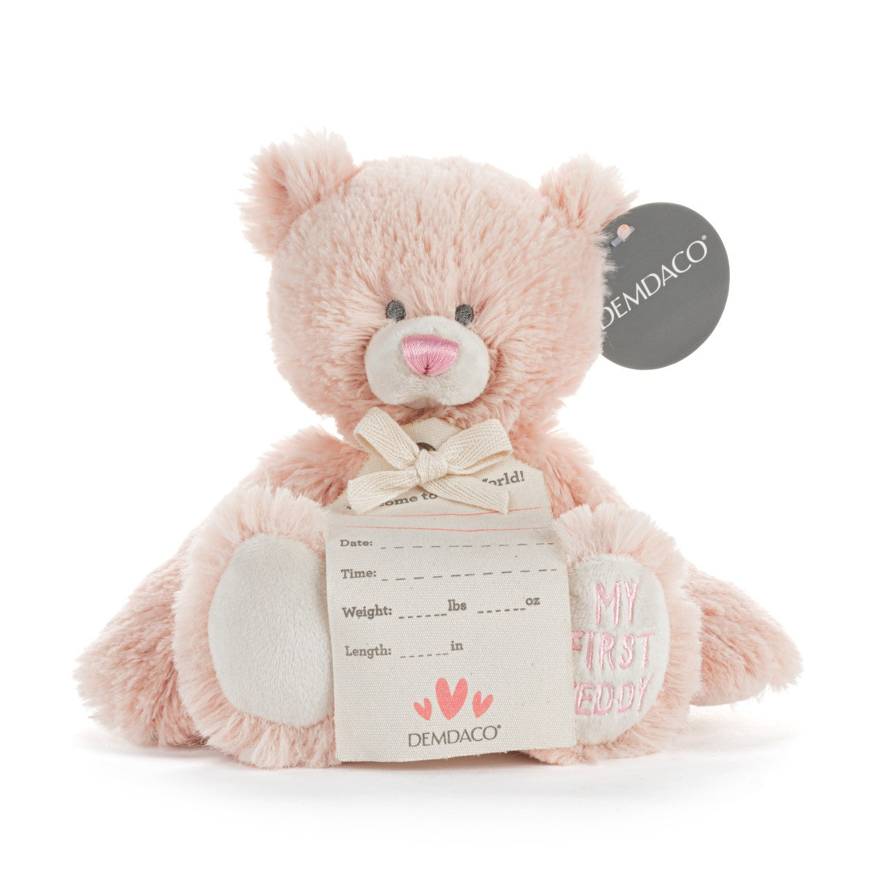 Demdaco My First Teddy Small [col:pink]