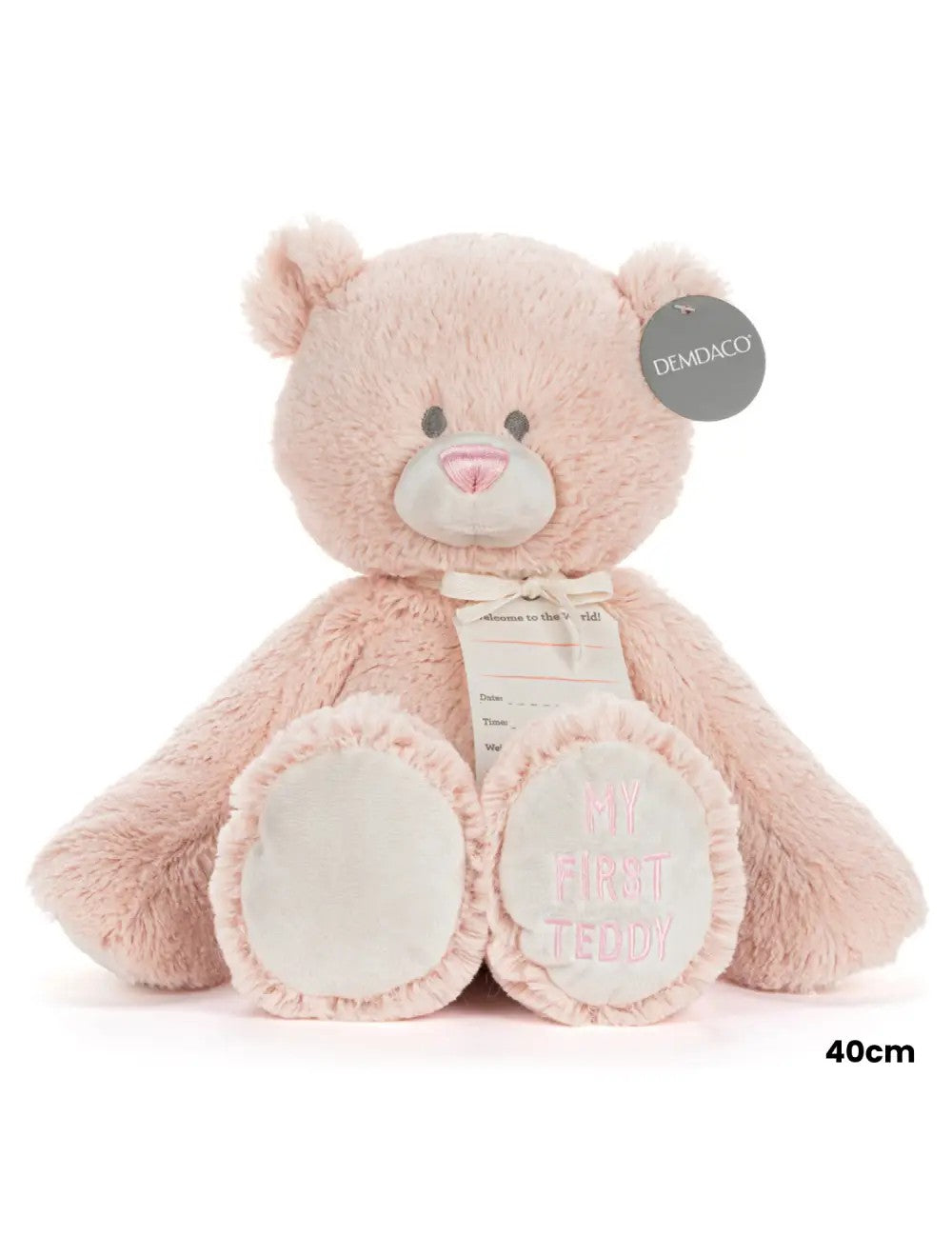 Demdaco - My First Teddy Large [col:pink]
