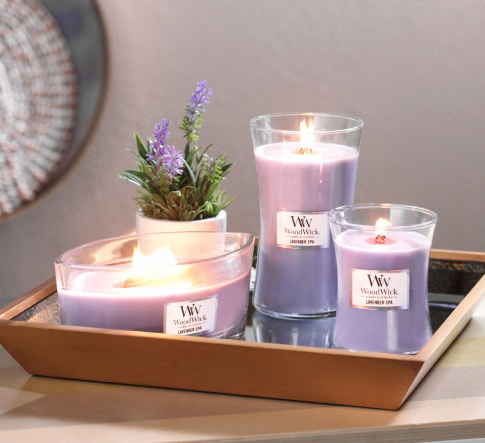 Woodwick Medium - Lavender Spa
