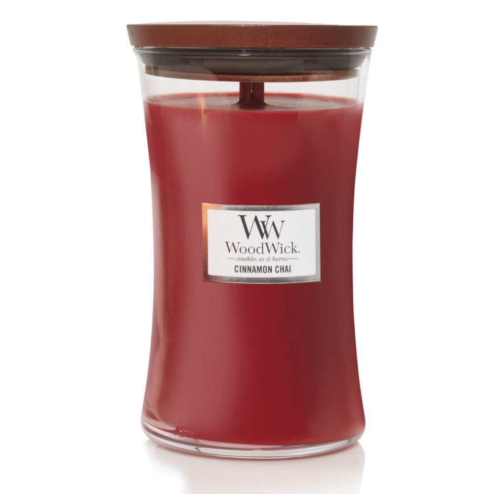Woodwick Cinnamon Chai Large Candle 