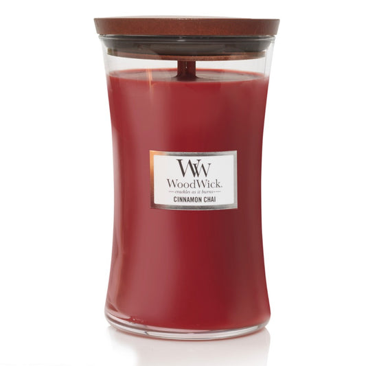 Woodwick Cinnamon Chai Large Candle 