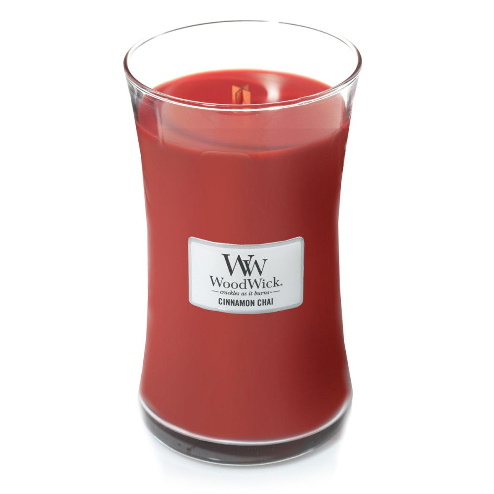 Woodwick Cinnamon Chai Large Candle 