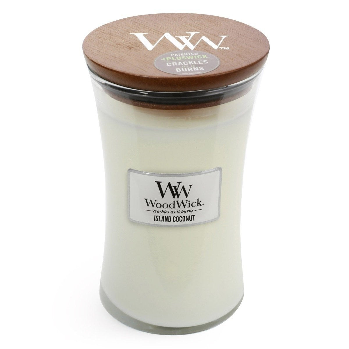 Island Coconut Woodwick Large Candle