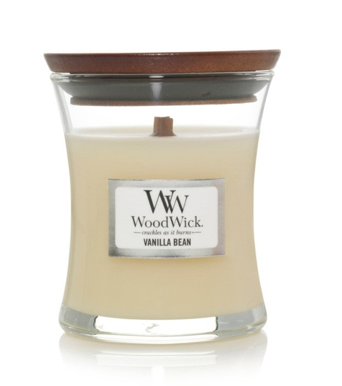 Woodwick Mini Candle Vanilla Bean