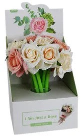 Silcone Rose Pastel Pinks Pen