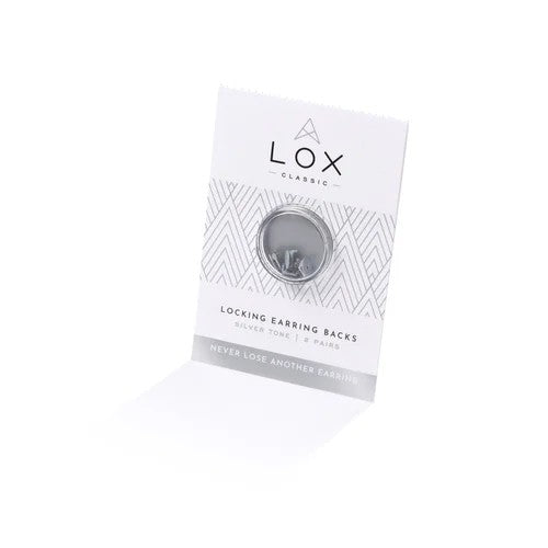 Lox - Locking Earring Backs [col:silver Tone]