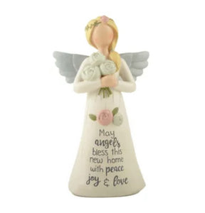 Angelic Blessing Figurine - Bless New Home