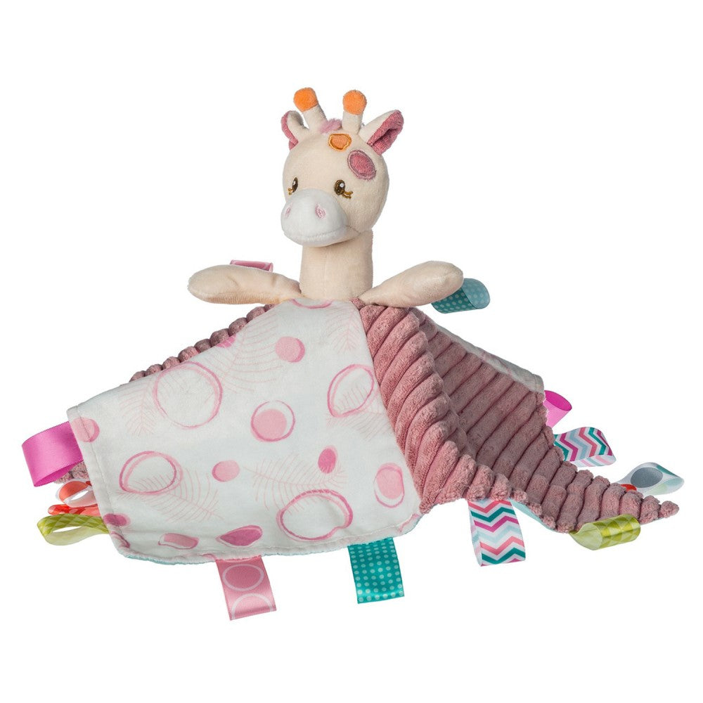 Taggies Tilly Giraffe Soft Blanket, 13 X 13-inches