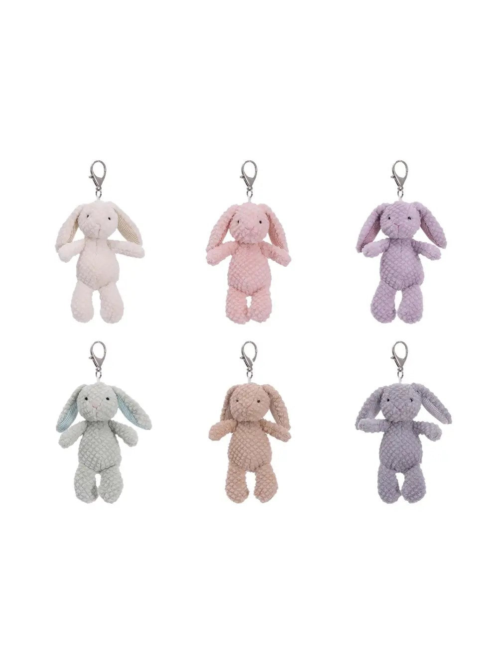 Nubby Bunny Charm [col:grey]
