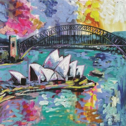 Sydney Aglow Coaster Set 
