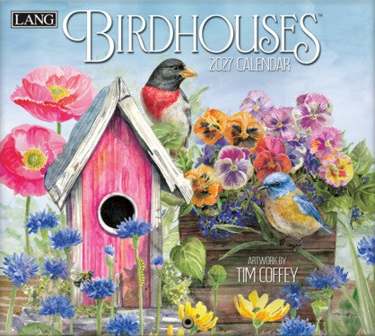 Birdhouse Wall Calendar