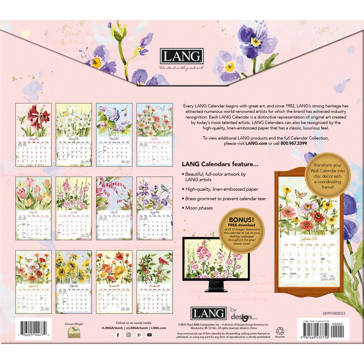 Eden Calendar By Susan Winget 
