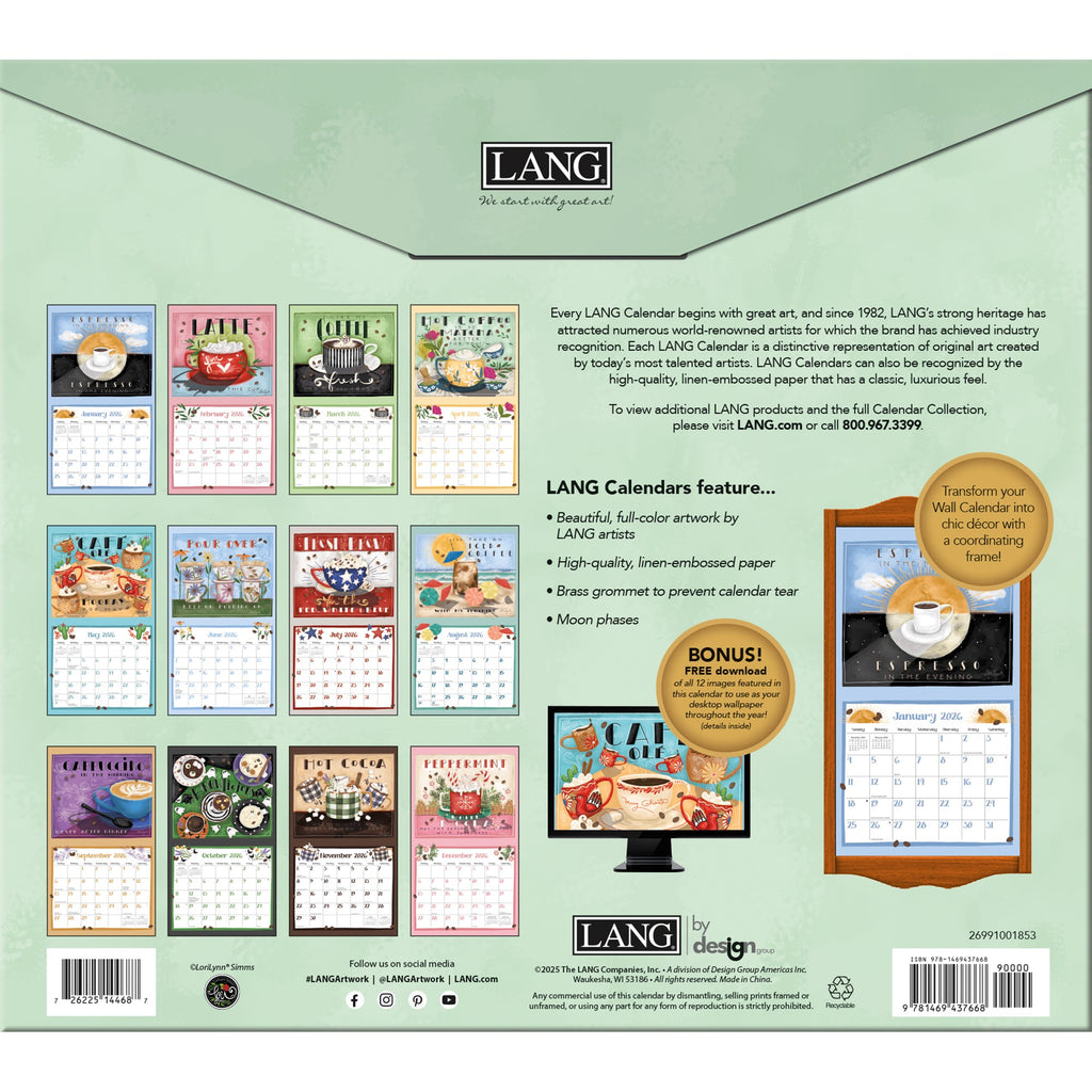 Coffee Wall Calendar 2025