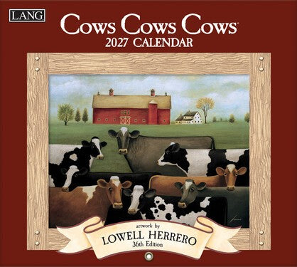 Cows Cows Cows Wall Calendar