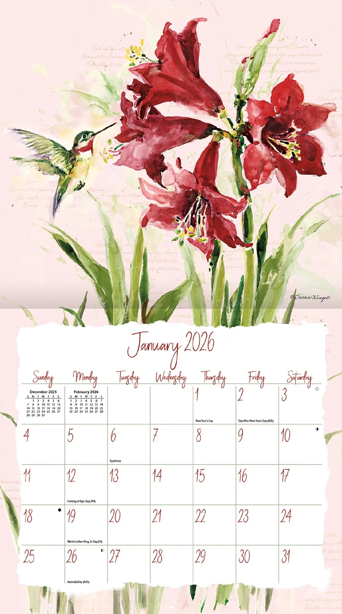 Eden Calendar By Susan Winget 