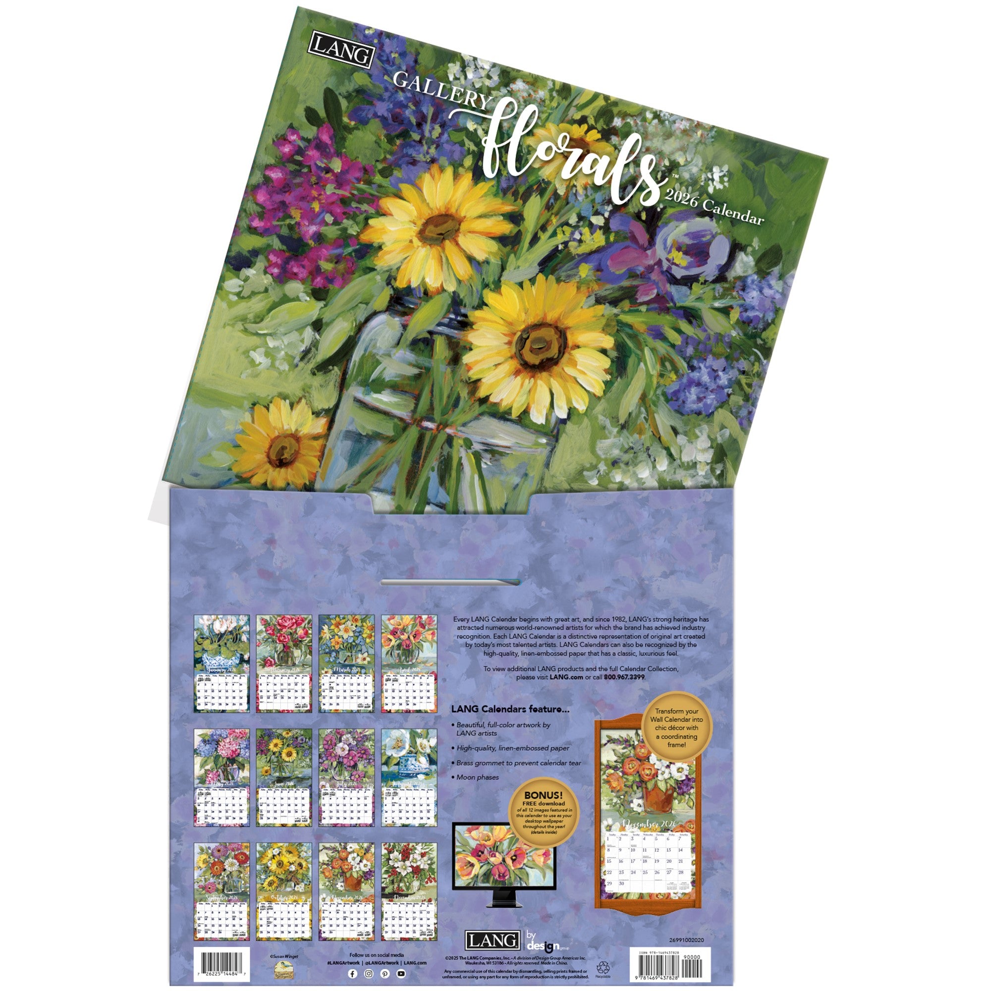 Gallery Florals Lang Calendar