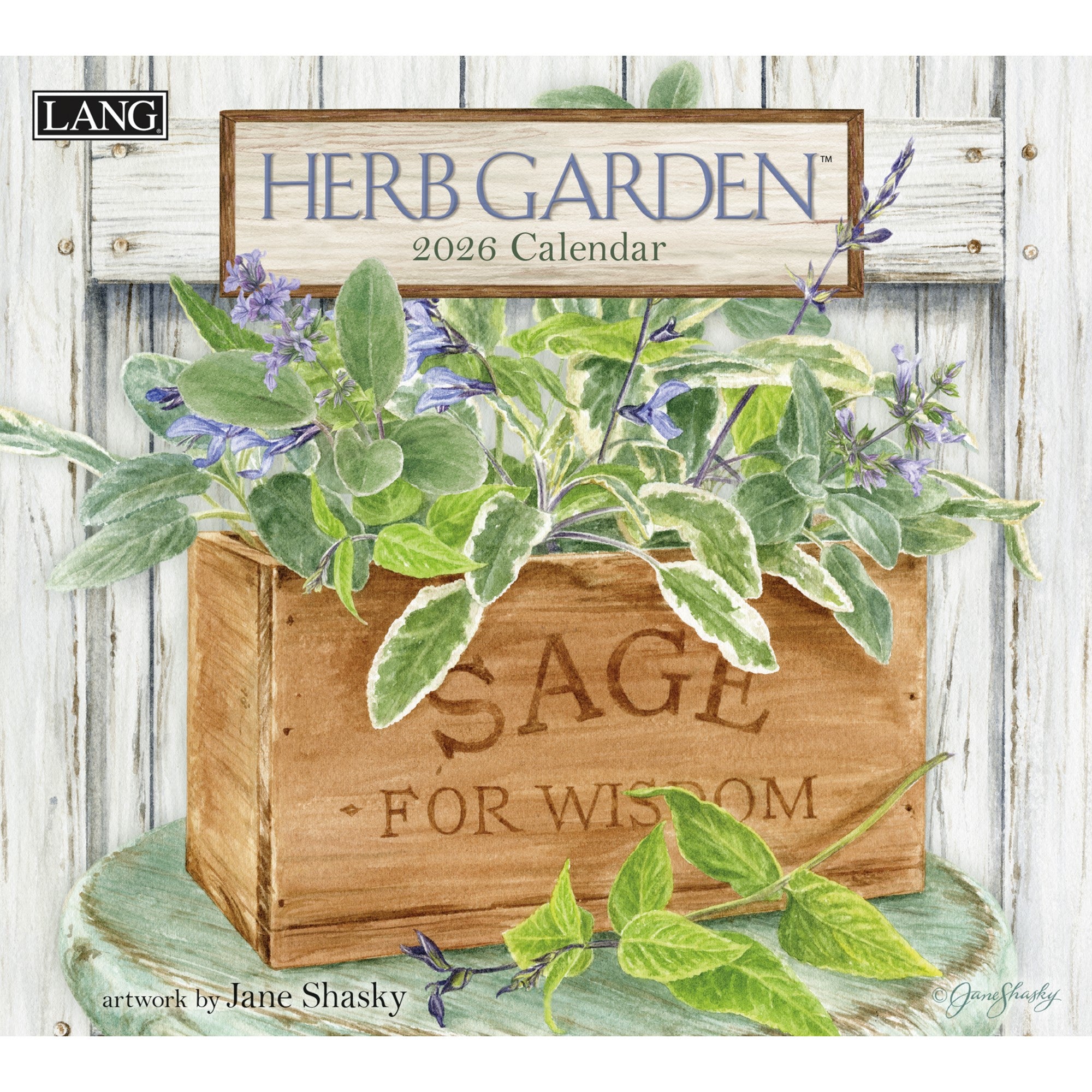 Herb Garden Wall Calendar