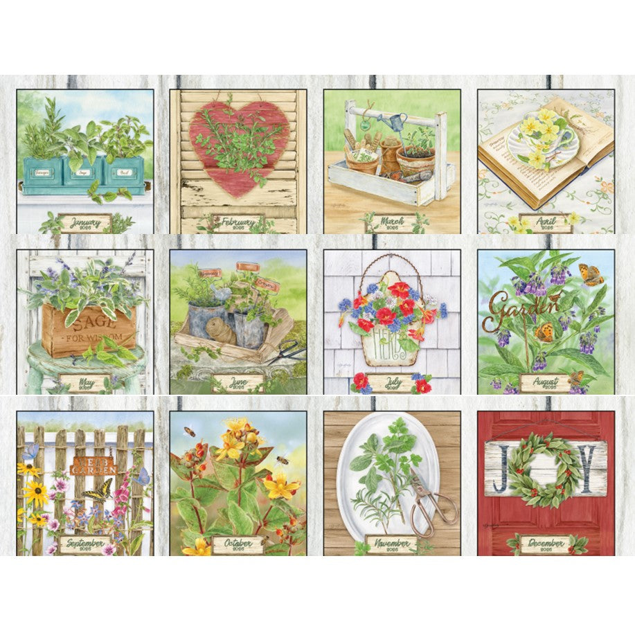 Herb Garden Wall Calendar