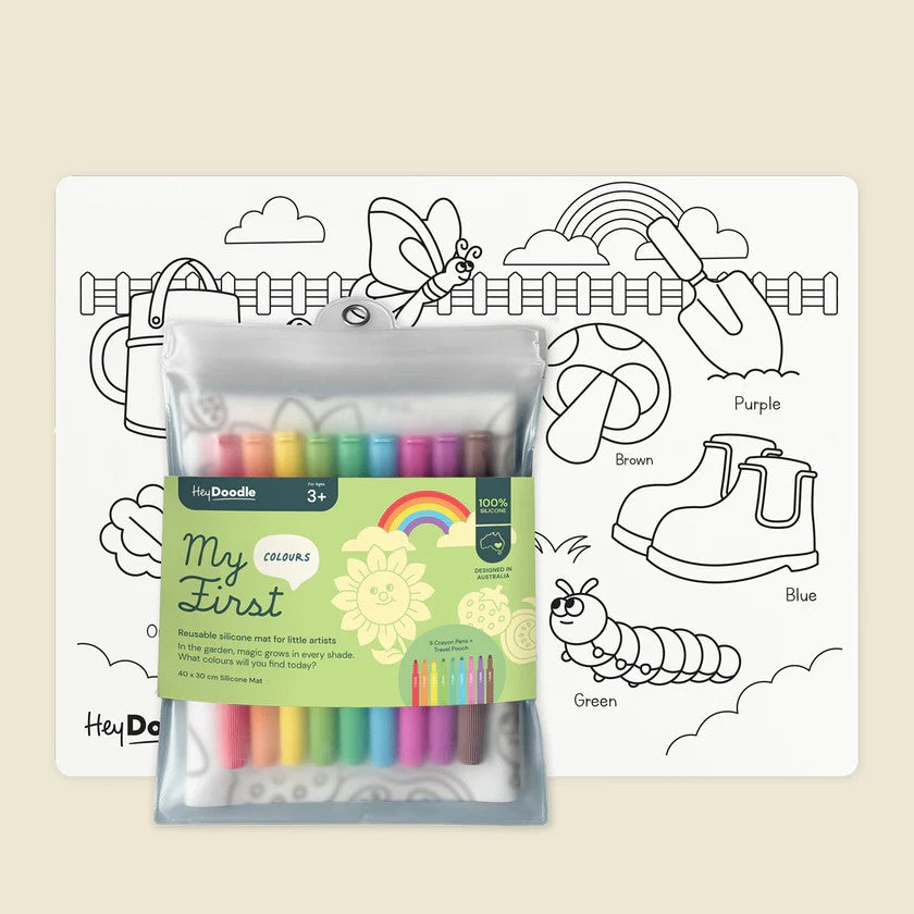 Hey Doodle - Silicone Mat Colours