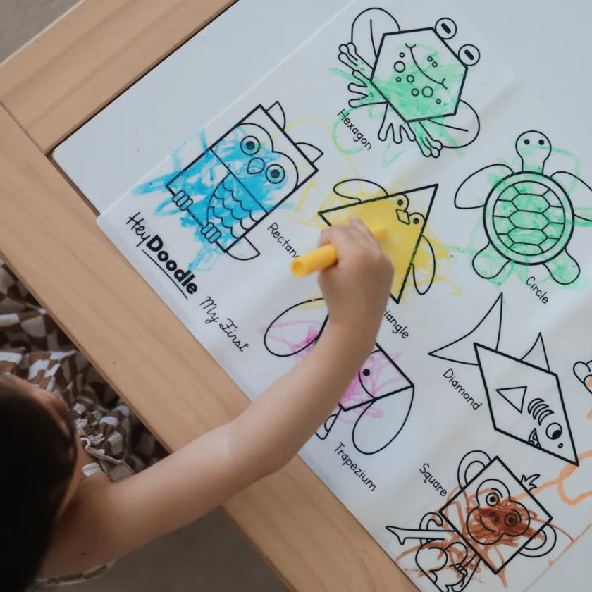 Hey Doodle - Silicone Mat My First Shapes