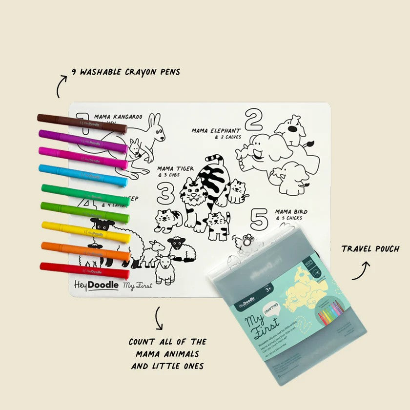 Hey Doodle - Silicone Matt My First Counting