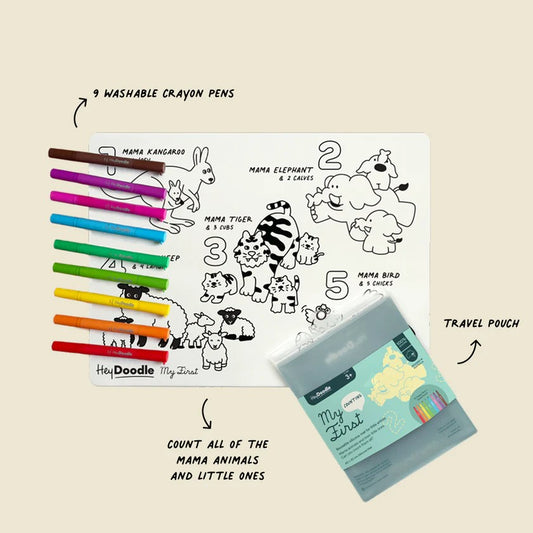 Hey Doodle - Silicone Matt My First Counting