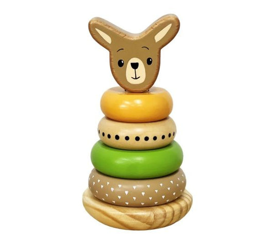Wooden Stacking Kangaroo 