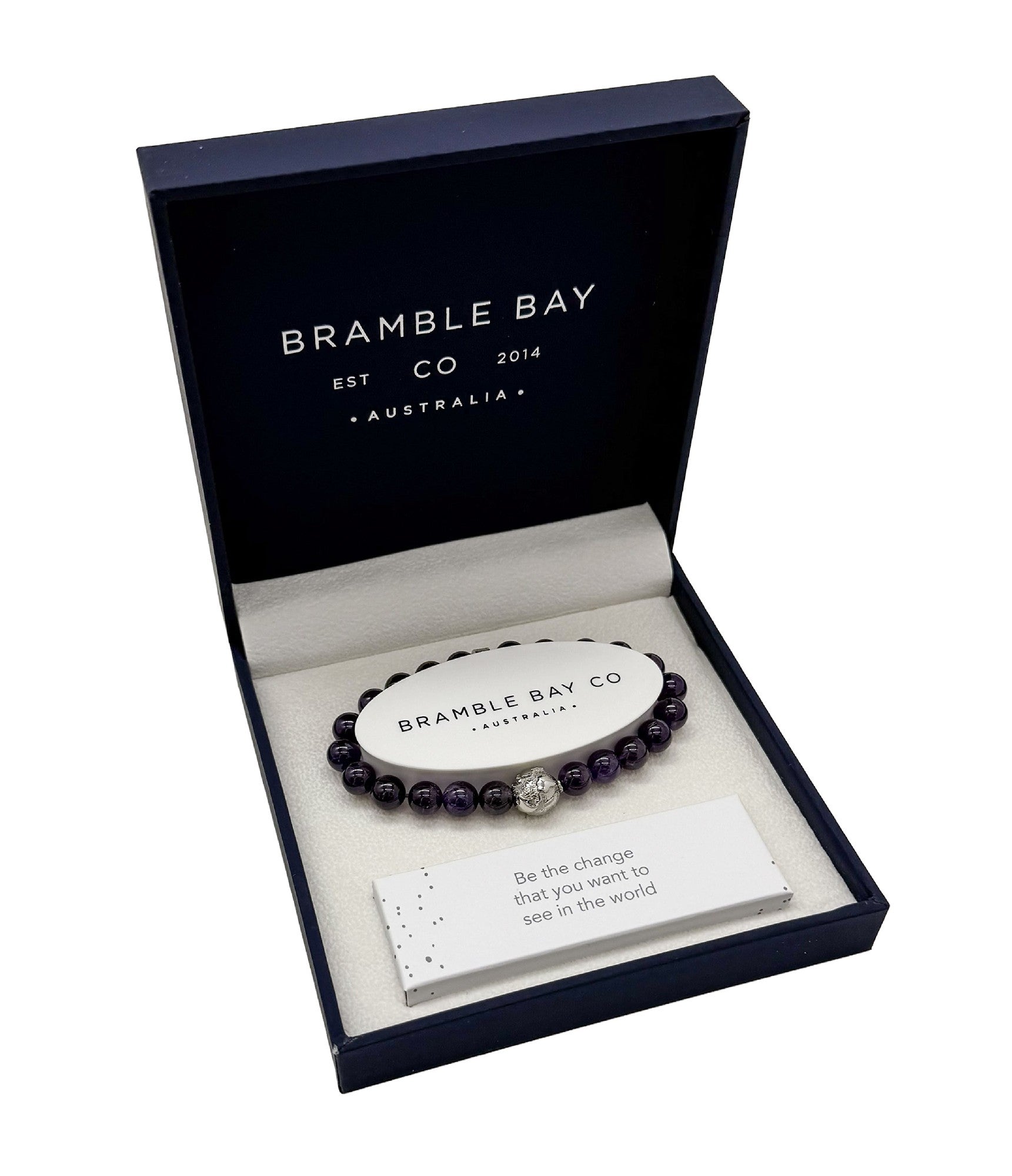 Planet Earth Bracelet - Amethyst Gloss