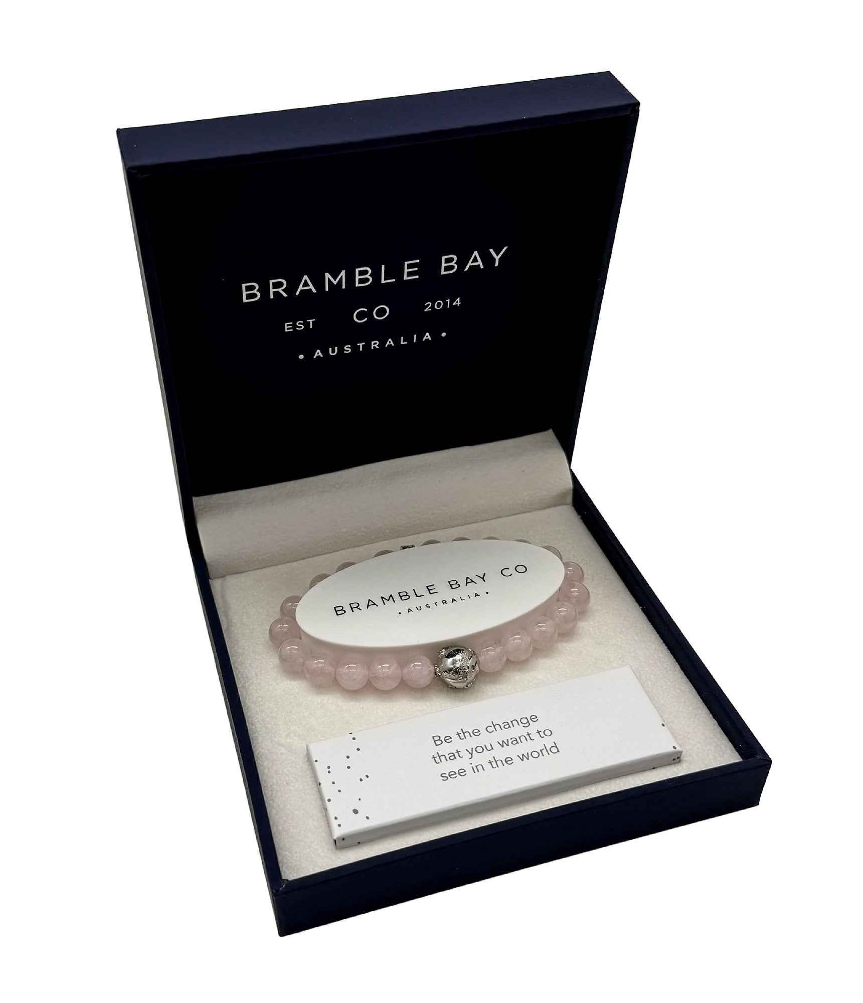 Planet Earth Bracelet - Rose Quartz Gloss