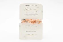Load image into Gallery viewer, Bracelet - Wrap Orange Jasper Positivity
