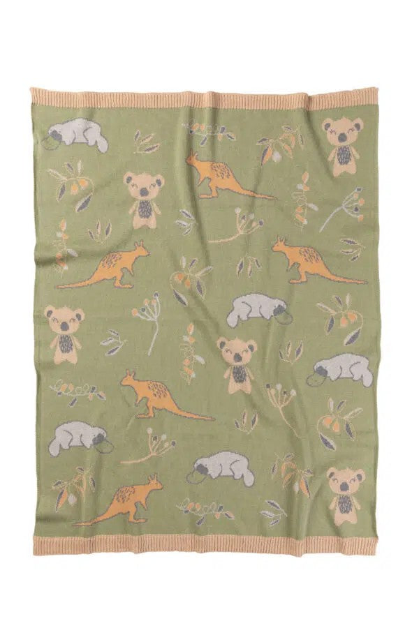 Bush Babies Baby Blanket 