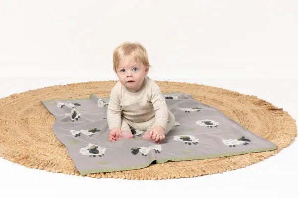 Lucie Lamb Baby Blanket 