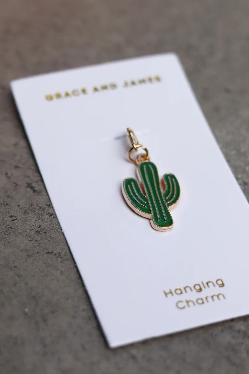 Grace & James - Hanging Charm - Cactus 