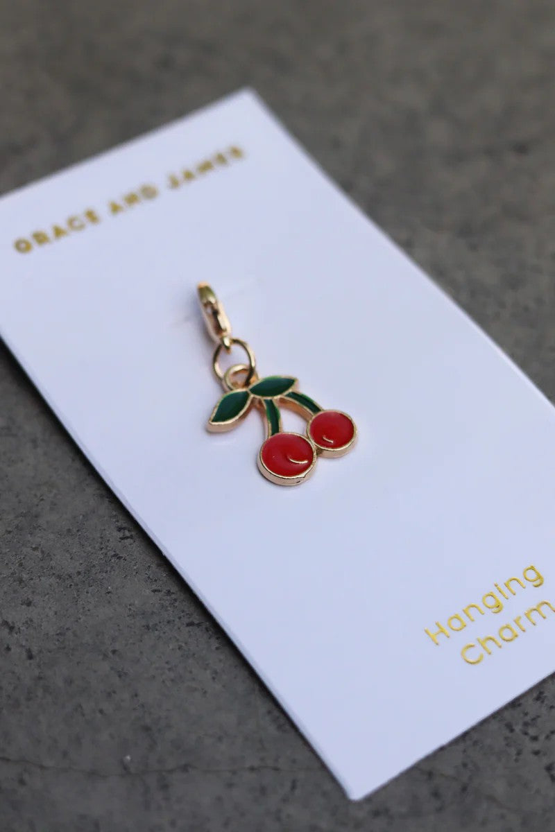Grace & James Hanging Charm - Cherries 