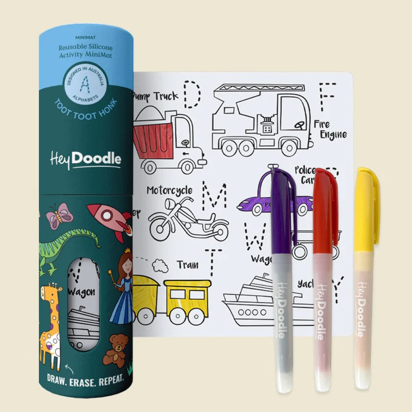 Hey Doodle - Mini Mat Toot Toot Honk